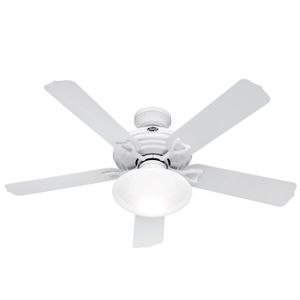 Ventilador de Teto Hunter Fan Beaufort Branco 220v Outlet