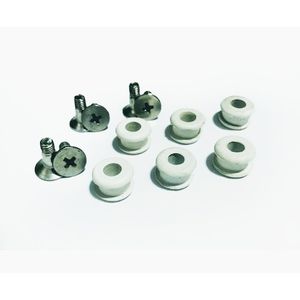 CONJUNTO DE PARAFUSOS E BUCHAS DE BORRACHA COMPATÍVEL COM MODELO BEACON HILL BRANCO