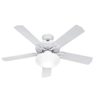 Ventilador de Teto Residencial Beaufort Branco Hunter Fan Oficial